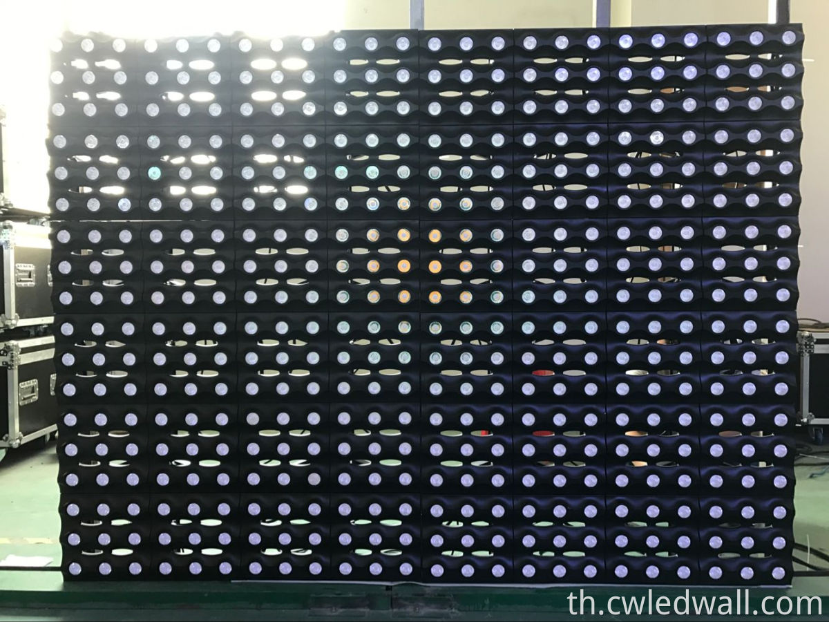 36*3w led matrix dj stage